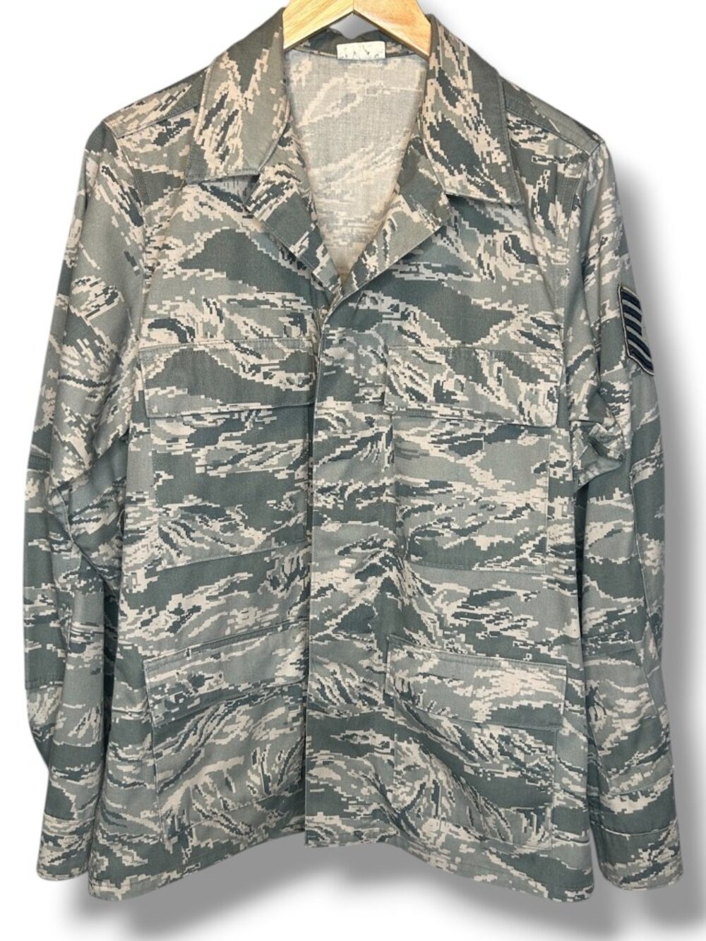 U.S. Air Force ABU Camouflage Uniform Shirt Vintage Digital Tiger Stripe